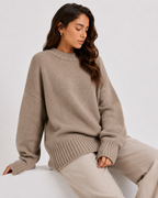 Relaxed Crew-Neck Jumper