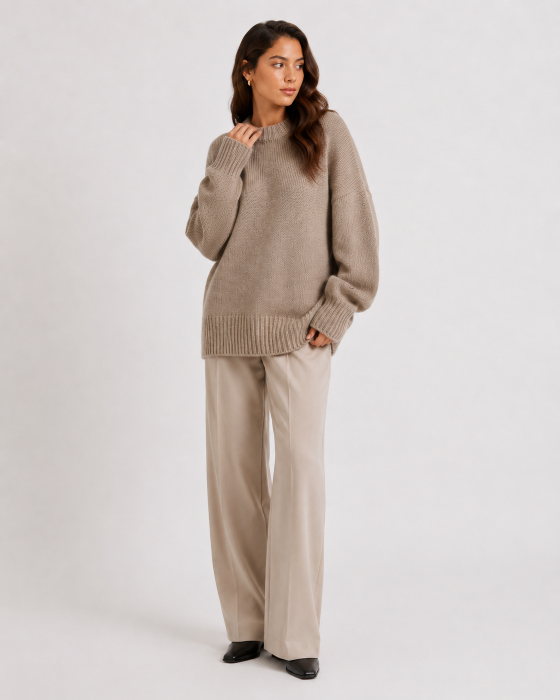 Relaxed Crew-Neck Jumper