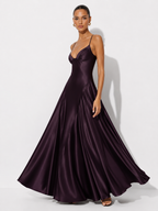Bustier V-Neck Cami Maxi Dress