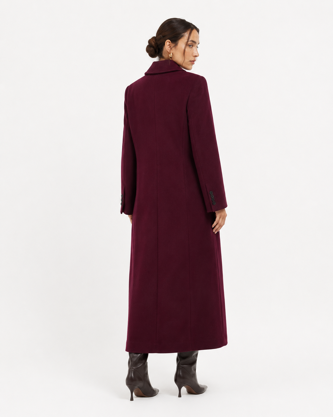Double-Breasted Longline Coat
