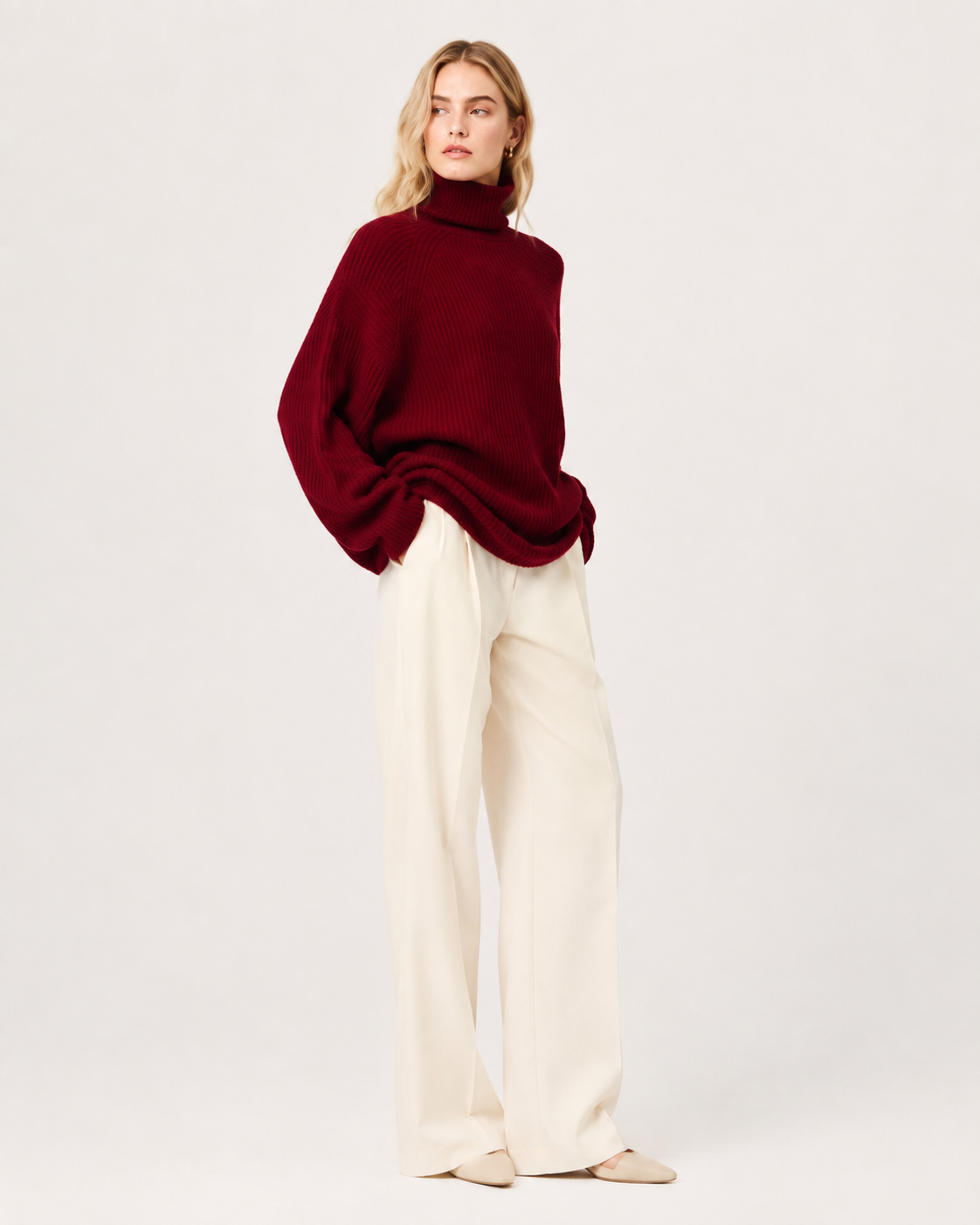 Classic Red Knit Jumper