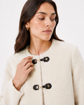 Toggle-Fastening Short Jacket