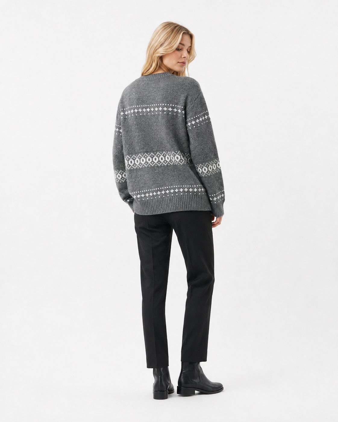 Fair-Isle Crew-Neck Jumper