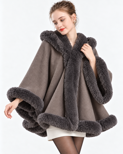 Statement-Collar Cape