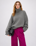 Oversized Roll-Neck Jumper