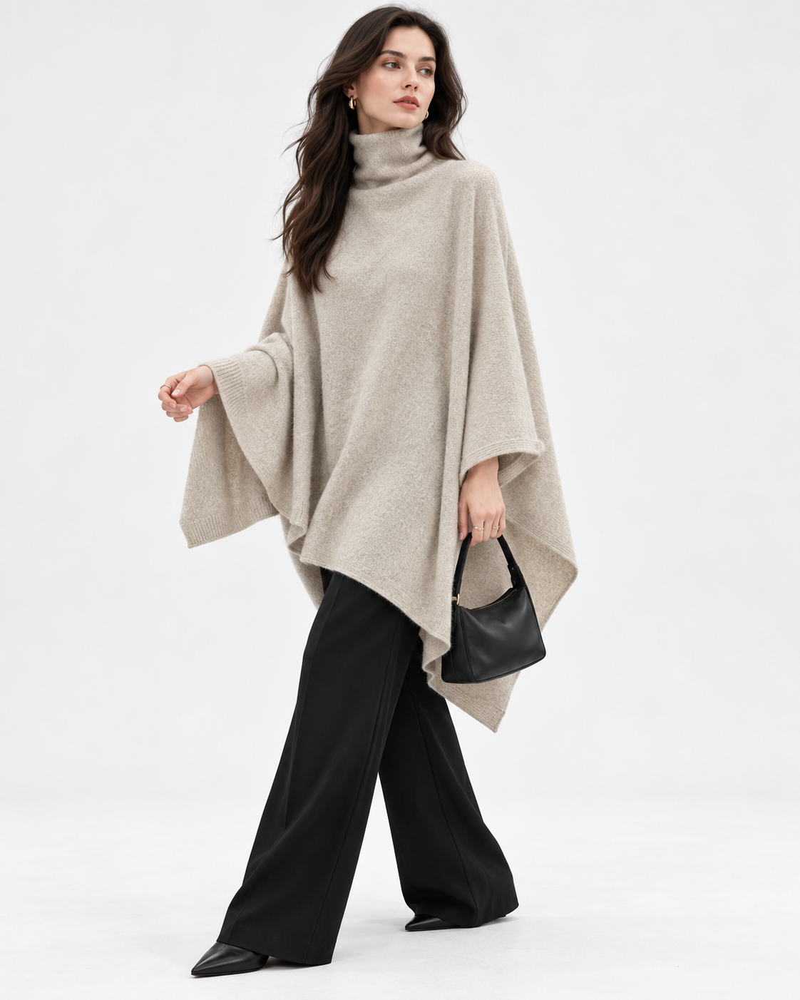 Sleeveless Mid-Length Cape
