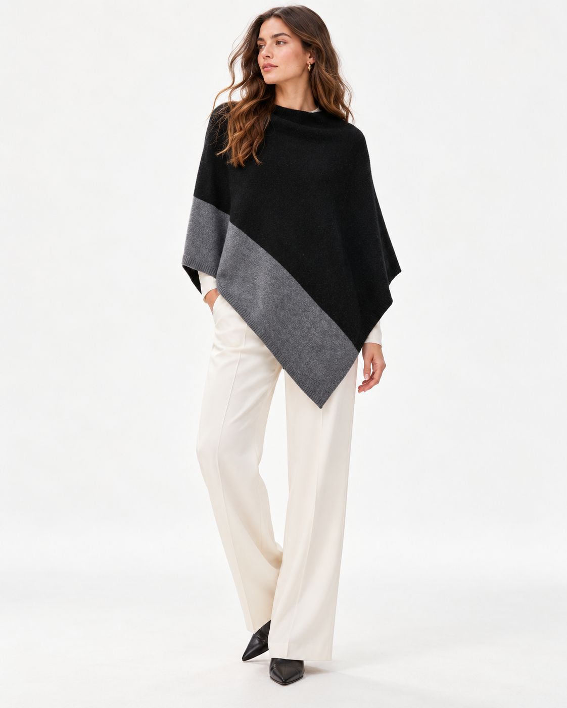 Mid-Length Pullover Cape