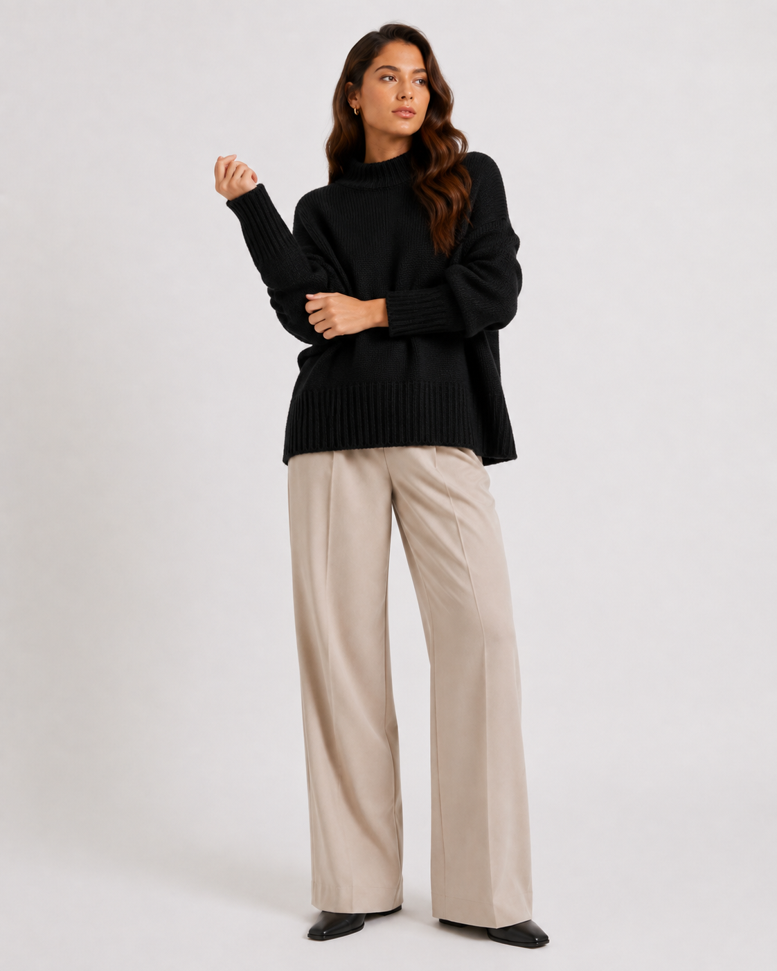 Relaxed Crew-Neck Jumper