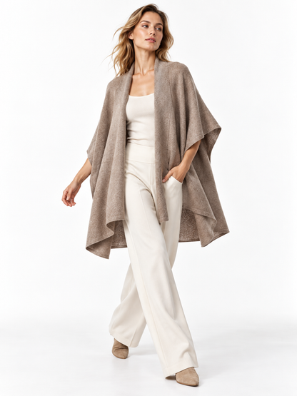 Batwing-Sleeve Cardigan