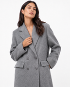 Double-Breasted Longline Coat