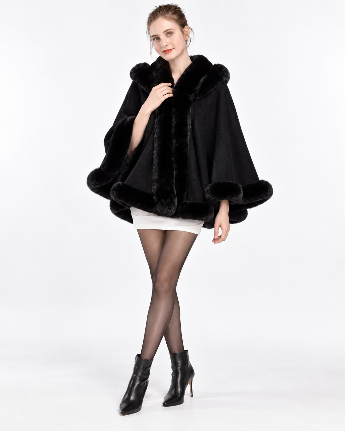 Statement-Collar Cape