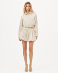 Mock-Neck Activewear Two-Piece Set