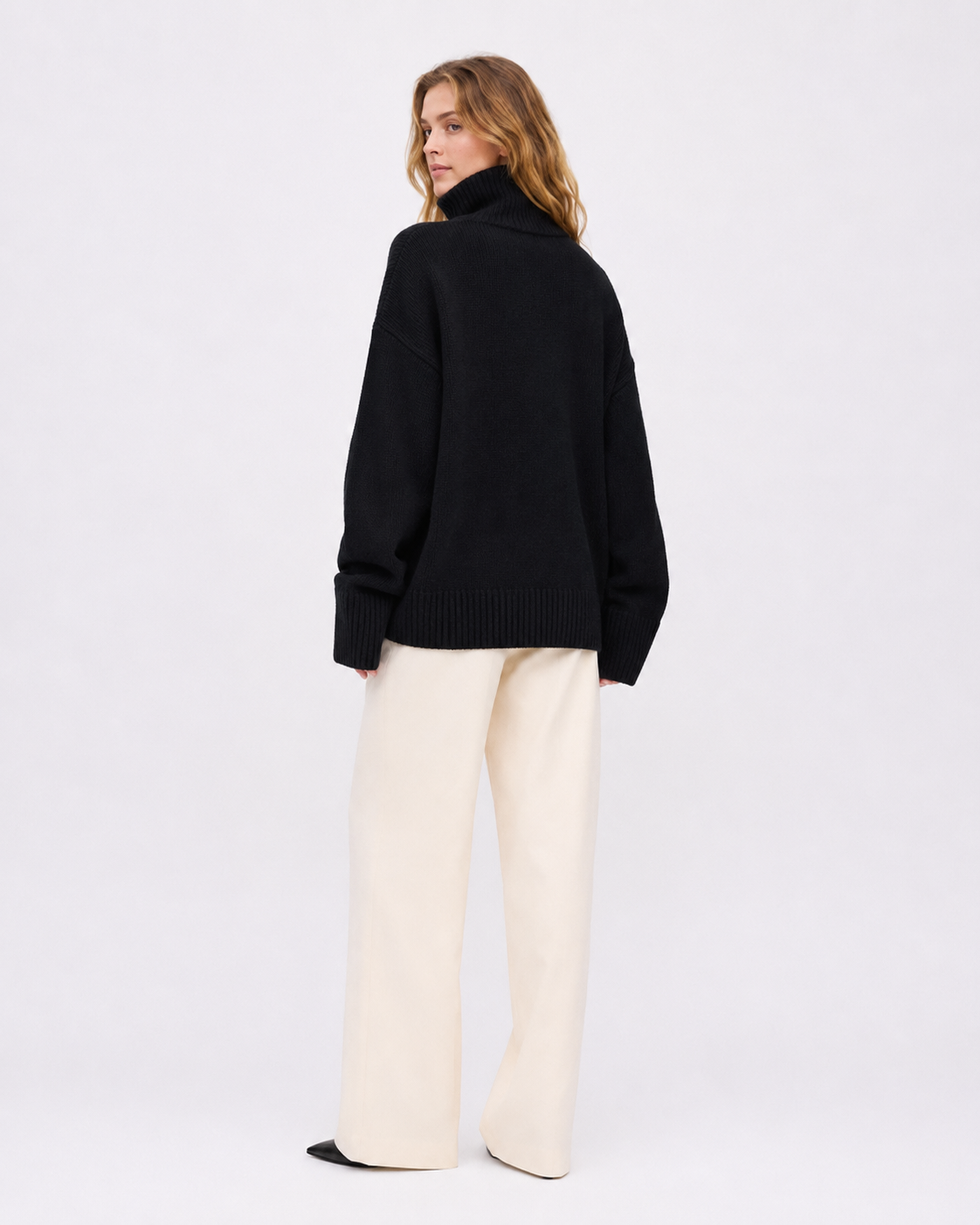 Oversized Roll-Neck Jumper