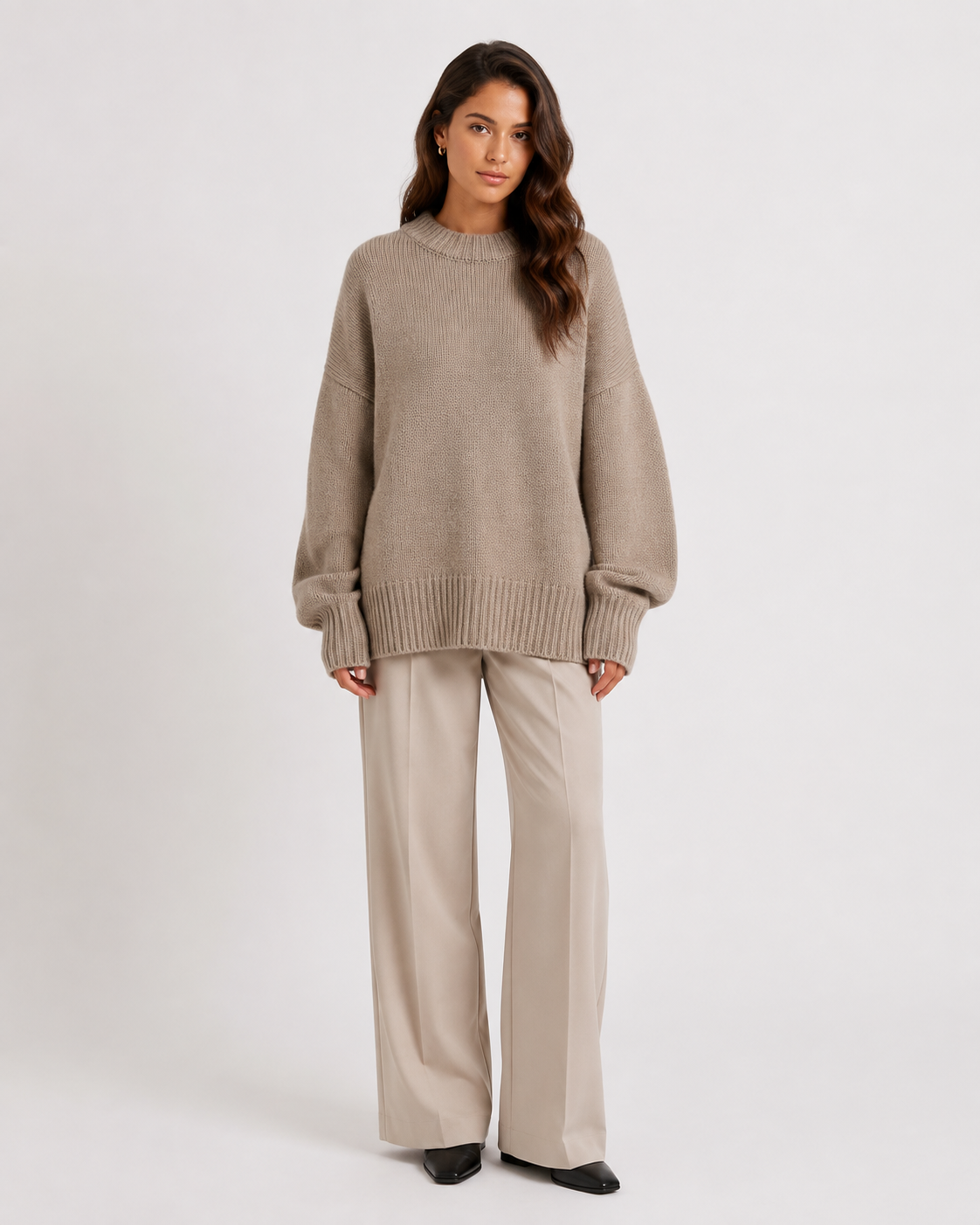 Relaxed Crew-Neck Jumper