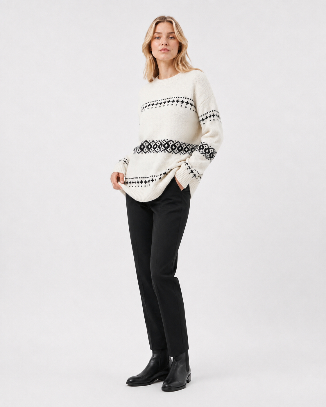 Fair-Isle Crew-Neck Jumper