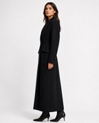 Single-Button High-Collar Coat