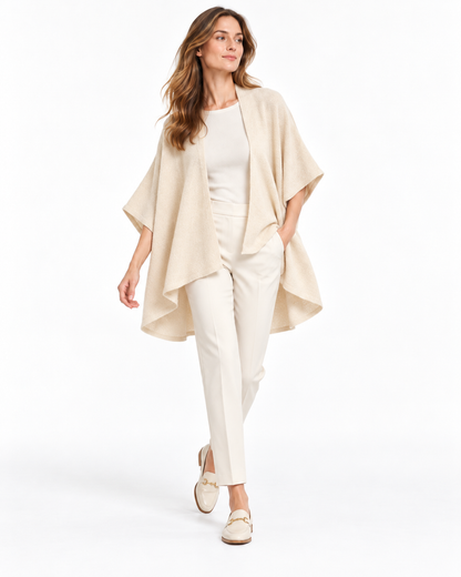 Batwing-Sleeve Cardigan