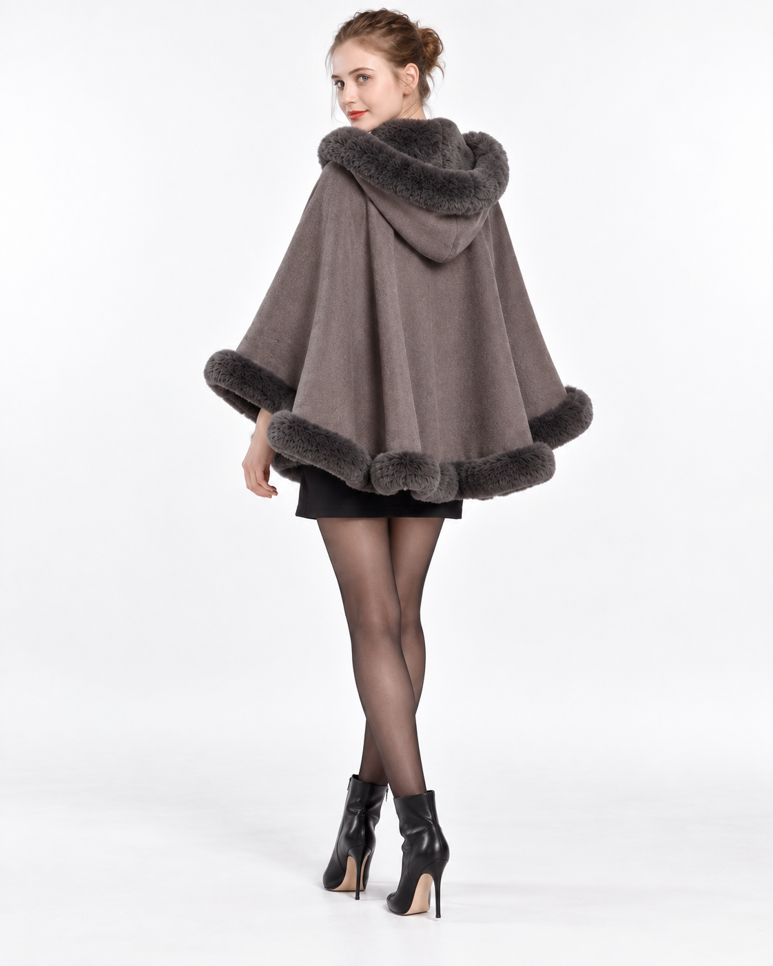 Statement-Collar Cape