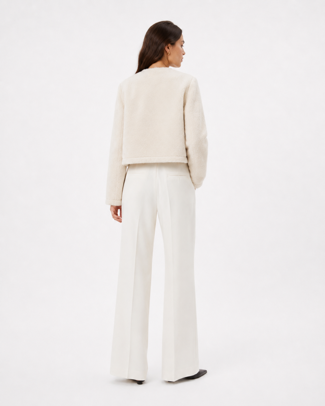 Toggle-Fastening Short Jacket