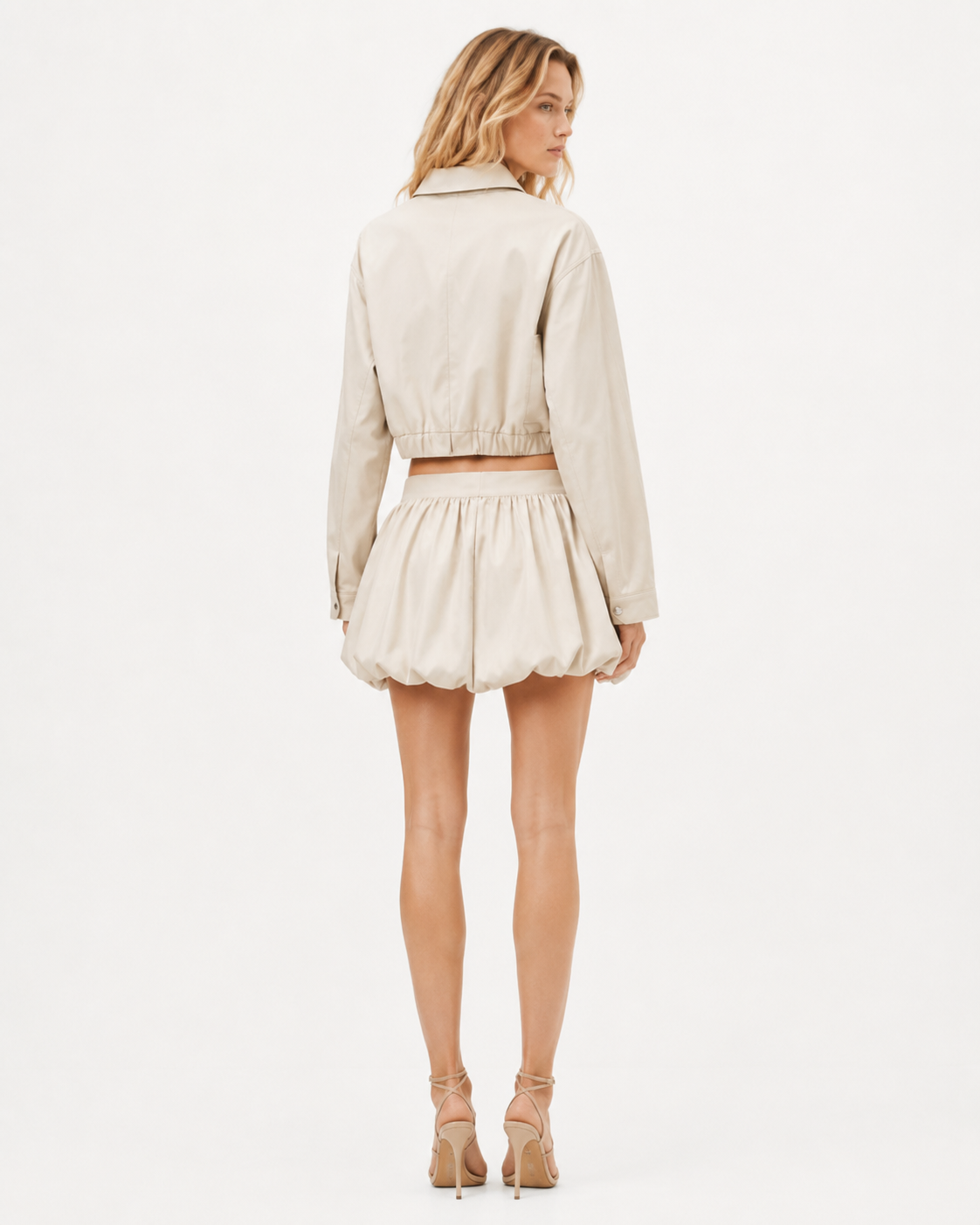 Mock-Neck Activewear Two-Piece Set
