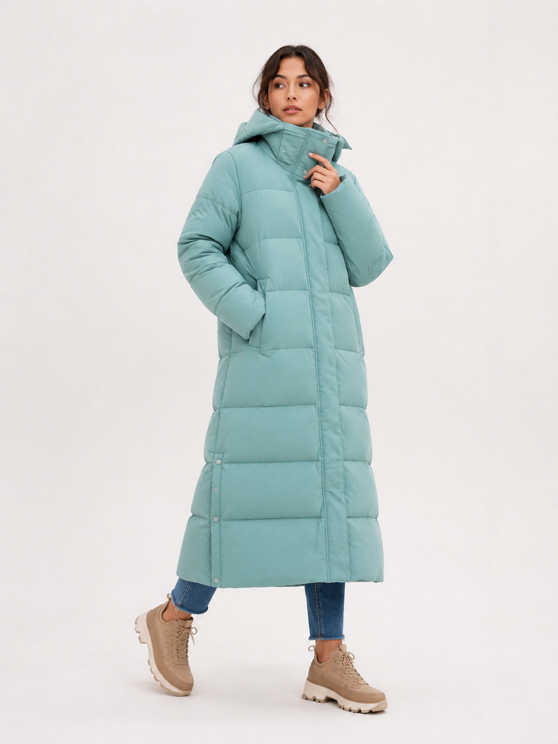 Longline Puffer Coat