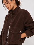 Pocket-Detail Zip Jacket
