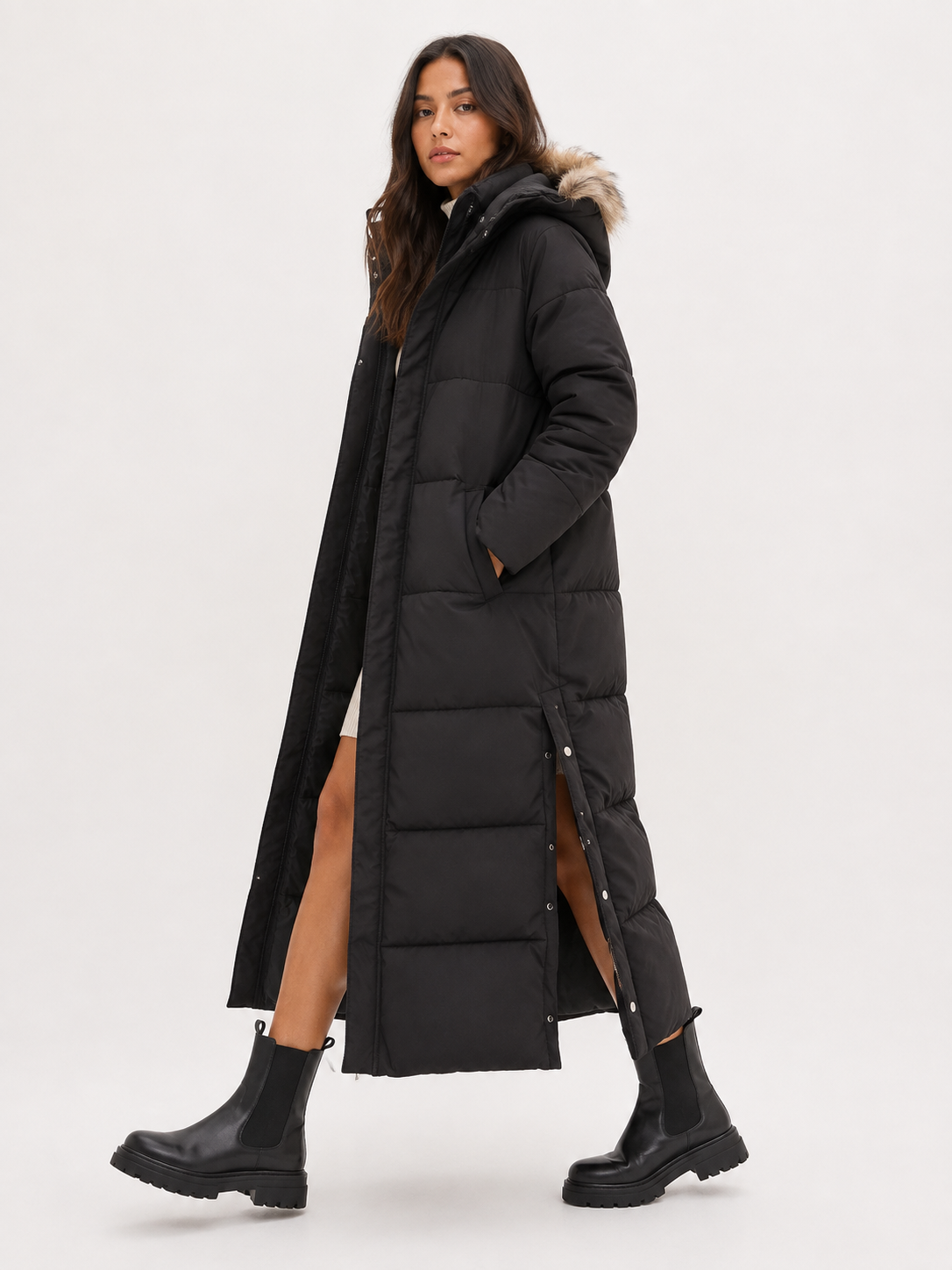 Longline Puffer Coat