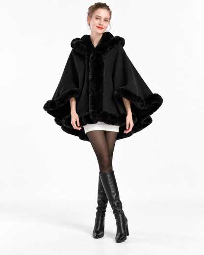 Statement-Collar Cape
