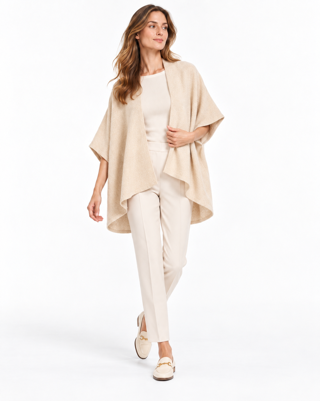 Batwing-Sleeve Cardigan