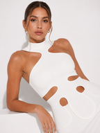 Halter-Neck Mini Dress