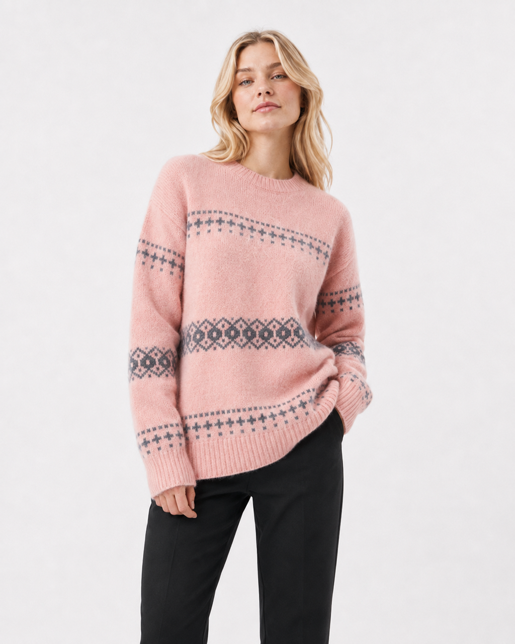 Fair-Isle Crew-Neck Jumper