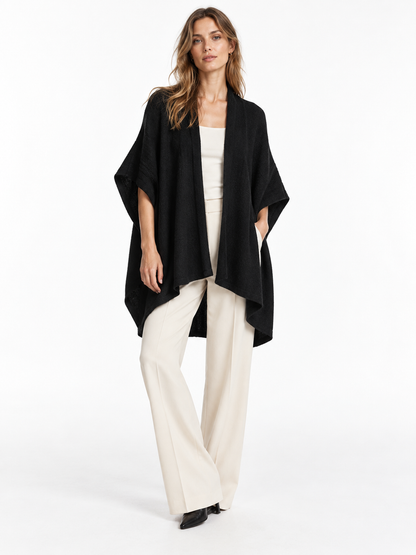 Batwing-Sleeve Cardigan