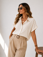 Short Sleeve Striped Shirt