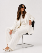 Relaxed Double-Breasted Oversized Blazer