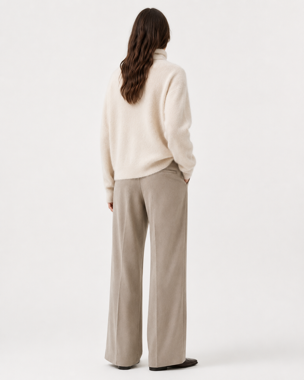 Brushed High-Neck Jumper