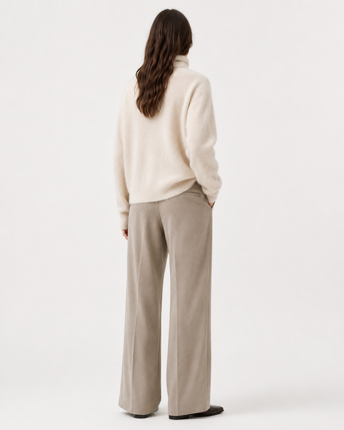 Brushed High-Neck Jumper