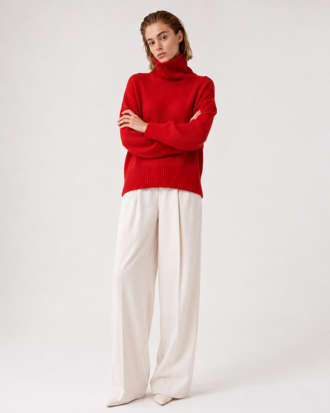 Relaxed Turtleneck Jumper