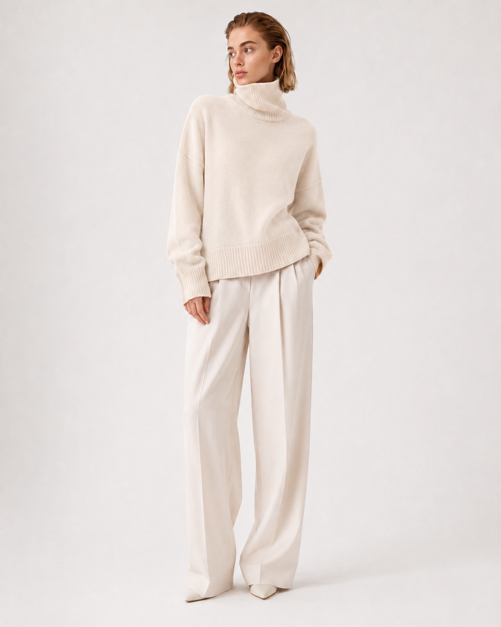 Relaxed Turtleneck Jumper