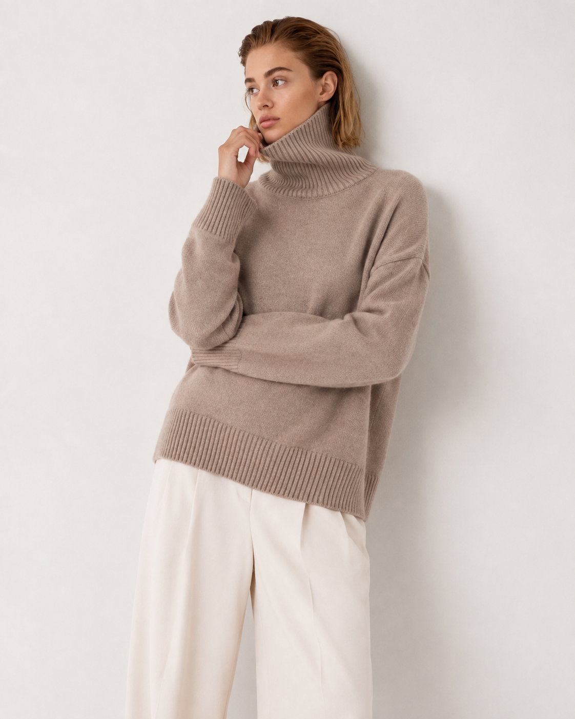 Relaxed Turtleneck Jumper