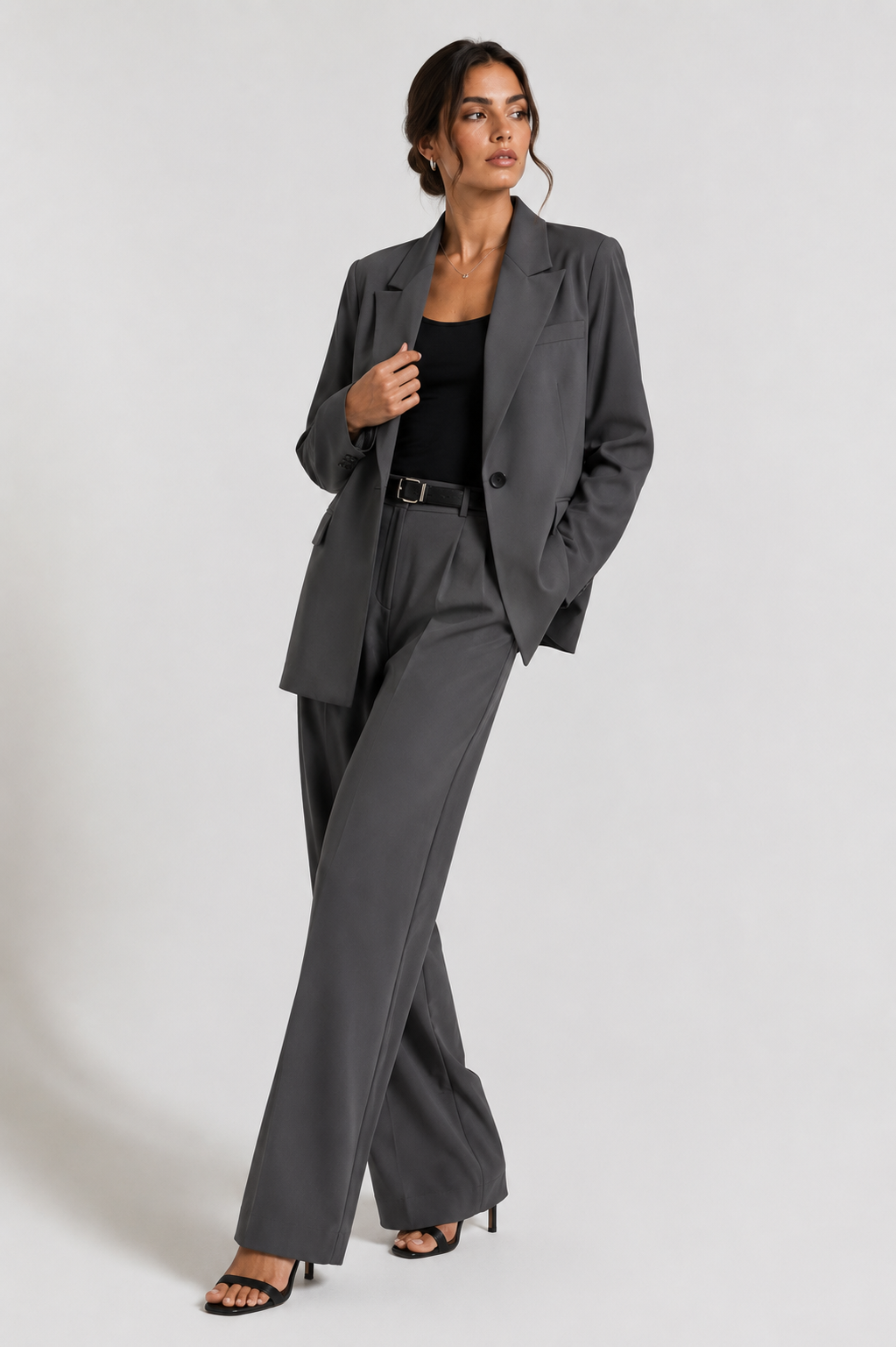 Oversized Double-Breasted Blazer
