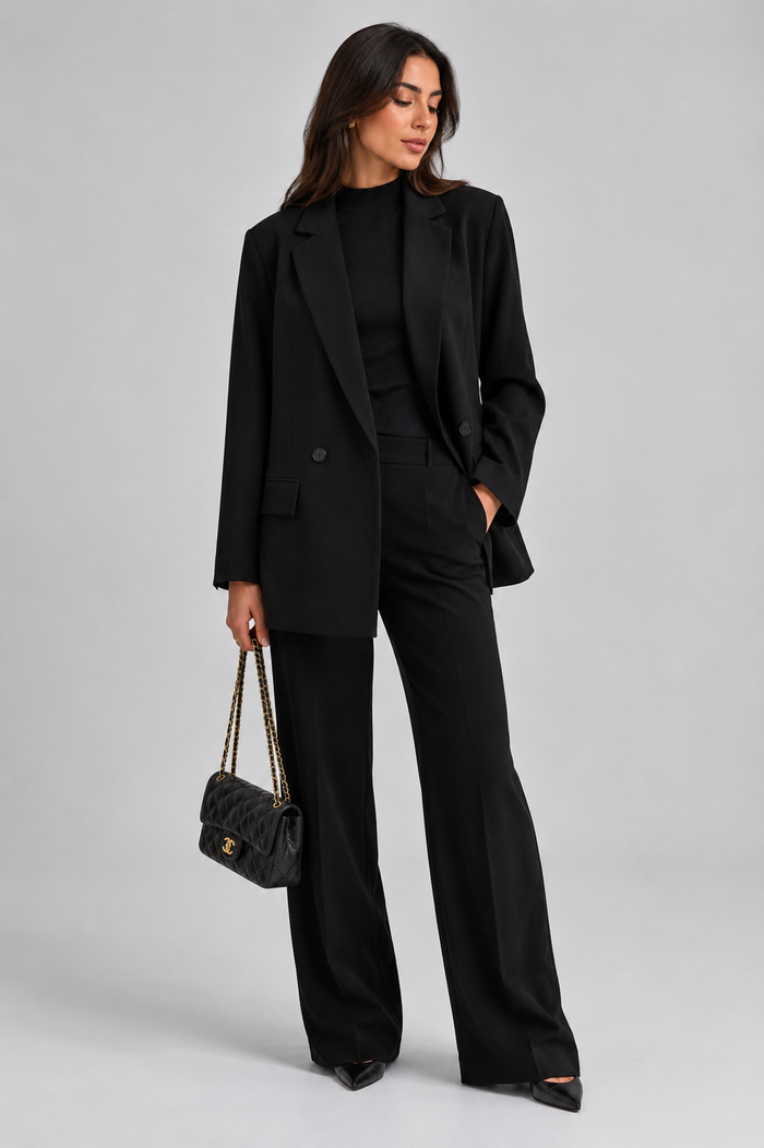 Oversized Double-Breasted Blazer