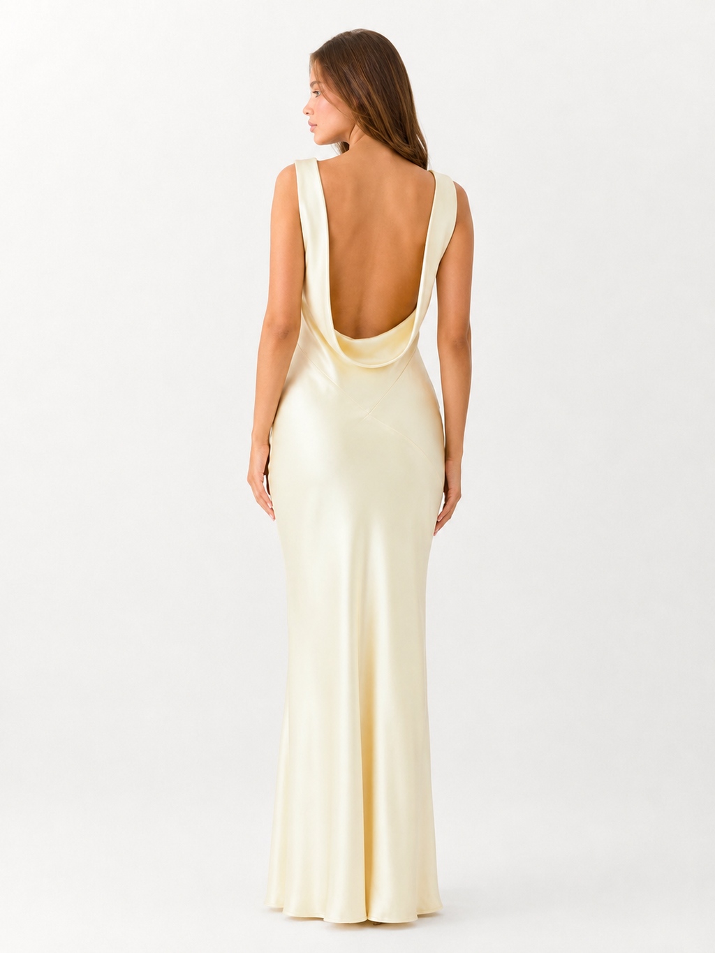 Soft Drape Neck Maxi Dress