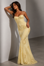 Asymmetric High-Neck Satin Midi Dress