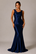 Soft Drape Neck Maxi Dress