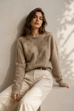 Monogram-Embellished Wool Blend Jumper