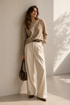 Monogram-Embellished Wool Blend Jumper