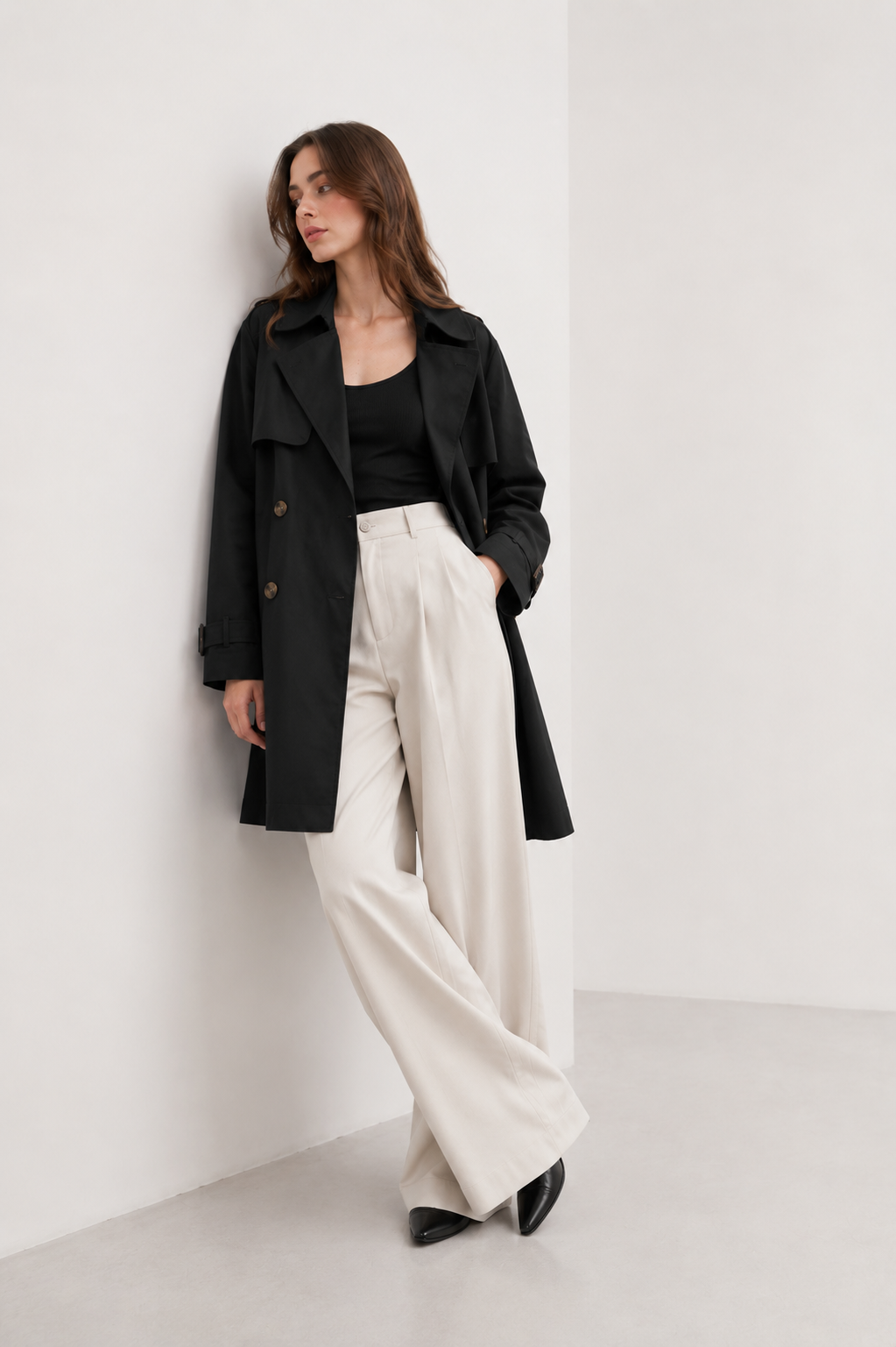 Classic Beige Trench Coat