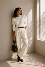 Monogram-Embellished Wool Blend Jumper