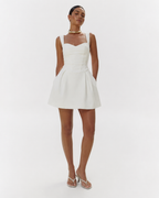 Sweetheart Corset Flared Mini Dress