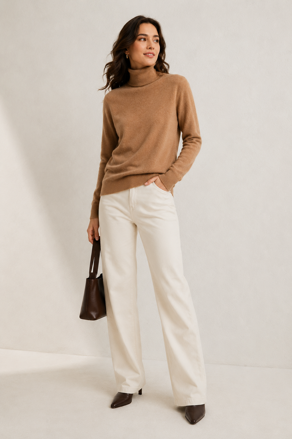 Premium Soft-Knit Roll Neck Jumper